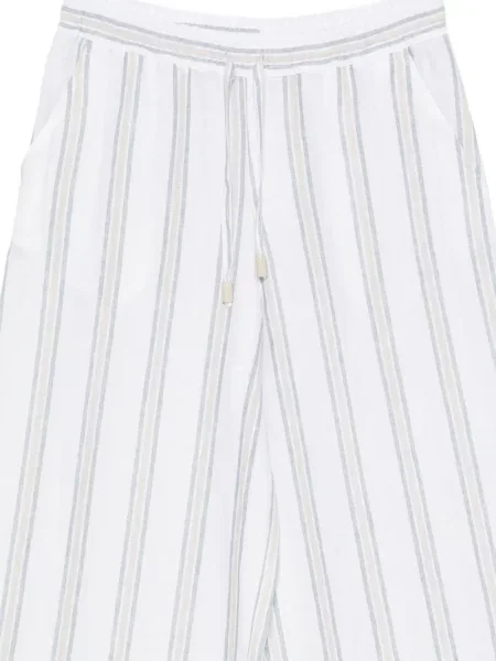 Pantaloni palazzo Fedeli alb