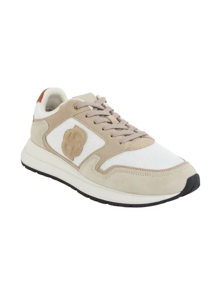 Sneakersy Boss beżowe