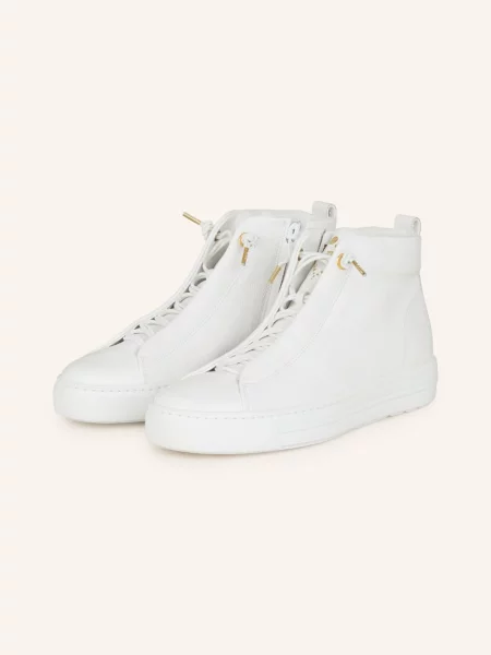 Paul Green Wysokie Sneakersy weiss czarne