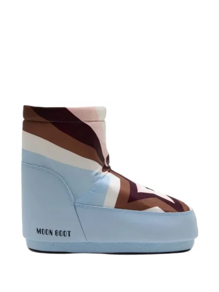 Botki dziecięce Moon Boot niebieskie