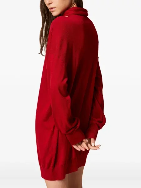 Rochie mini Twinset de costum roșu