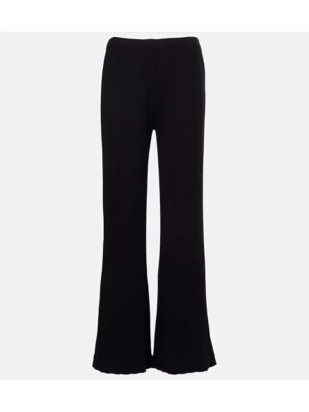 Pantaloni Velvet de catifea negru