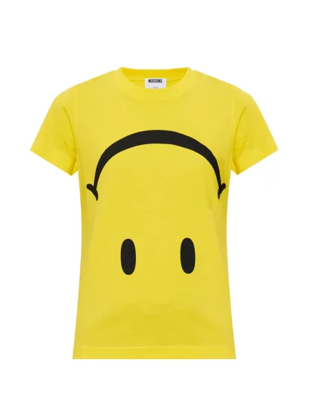 Scurt tricou Moschino galben