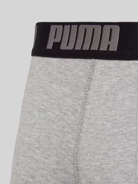 Obcisłe bokserki z detalem z logo w zestawie 2 szt. Puma czarne