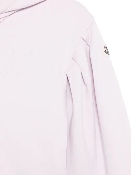 Bluza z kapturem dziecięca Moncler Enfant fioletowa