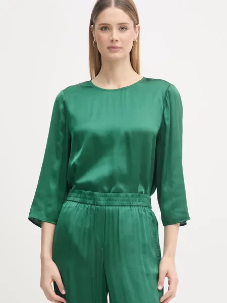 Marc Aurel bluză pentru femei cu vâscoză verde