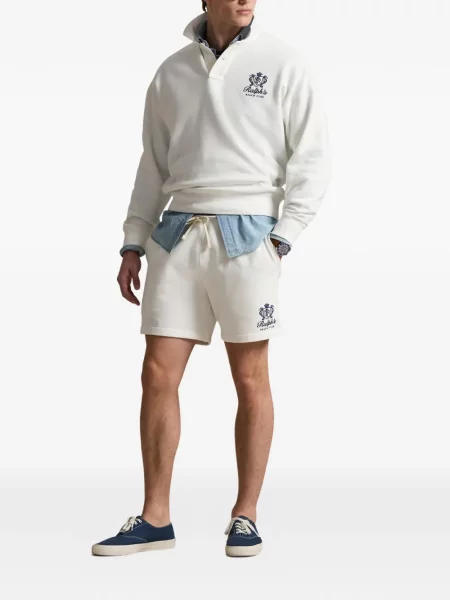 Czapka z daszkiem Polo Ralph Lauren w kratkę z twillu biznesowa niebieska