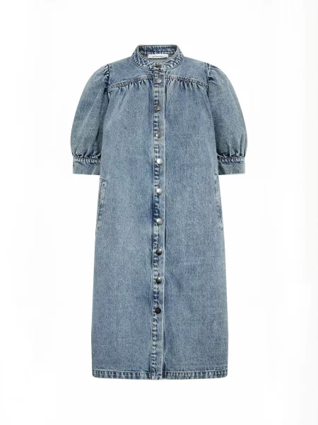 Co'couture Rochie DeniceCC denim albastru