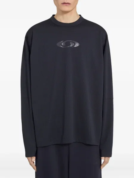 Μακρύς μπλούζα Mm6 Maison Margiela X Salomon μαύρο