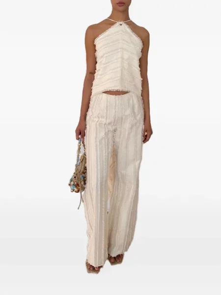 Pantaloni Cult Gaia cu franjuri