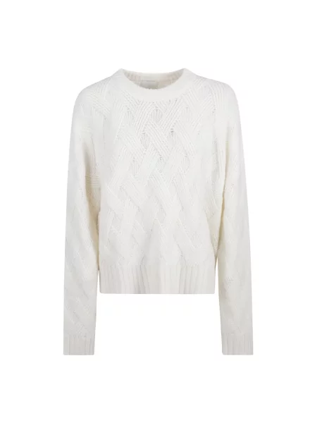 Sweter Allude wełniany biały
