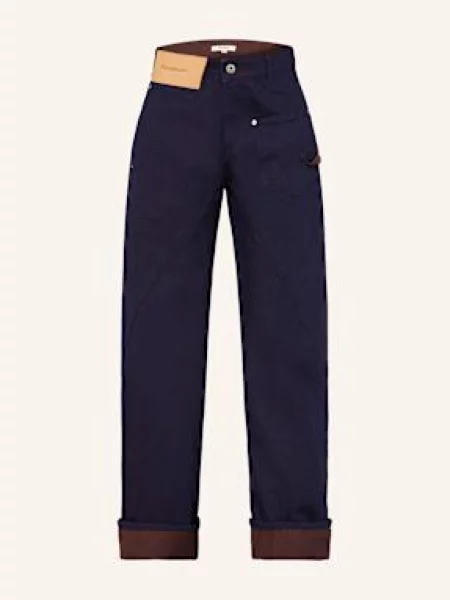 Jw Anderson Jeansy Straight blau czerwone