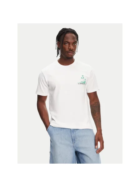 Quiksilver T-shirt Palm Lines Ss Regular Fit bijela
