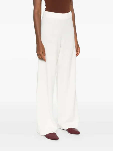 Pantaloni Fabiana Filippi de lână alb