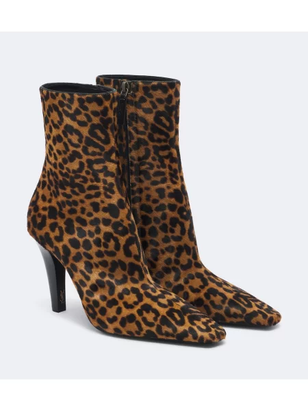 Členkové čižmy Saint Laurent hnedá
