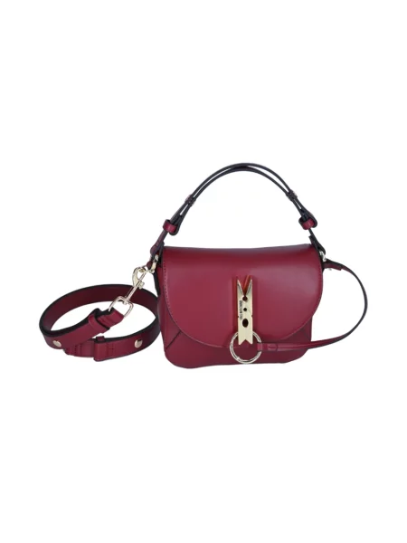 Torebka Love Moschino skórzana czerwona