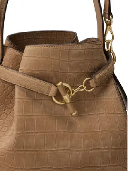 LAUREN RALPH LAUREN Ročna torba Svetlo rjava