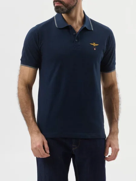 Поло Aeronautica Militare синє