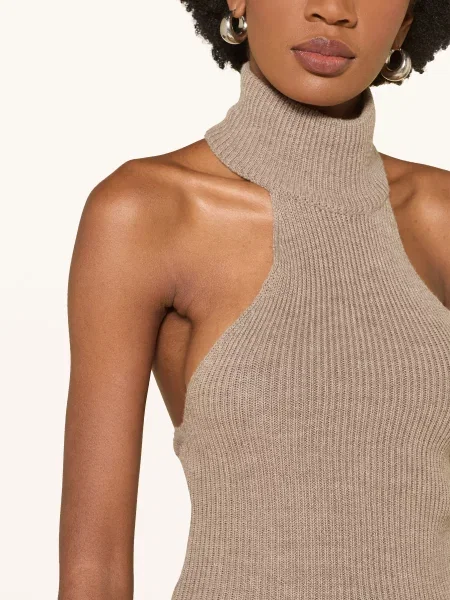 Dzianinowy top By Aylin Koenig beżowy