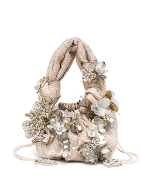 Torebka Biyan srebrna