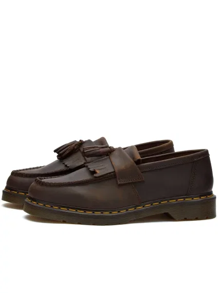 Loafersy Dr. Martens brązowe