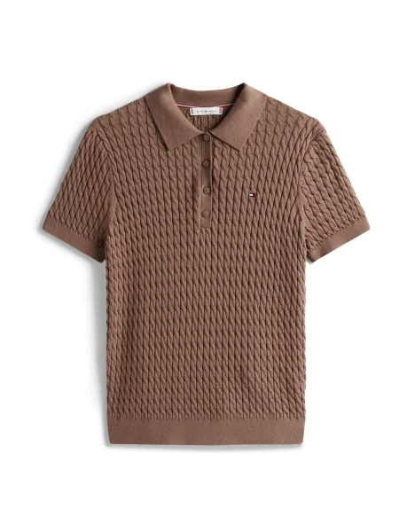 Tommy Hilfiger Pulover Fine Maro negru