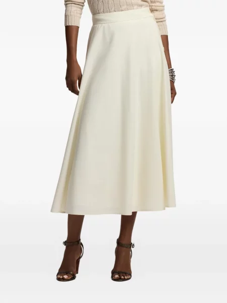 Fustă midi Ralph Lauren Collection în linie A