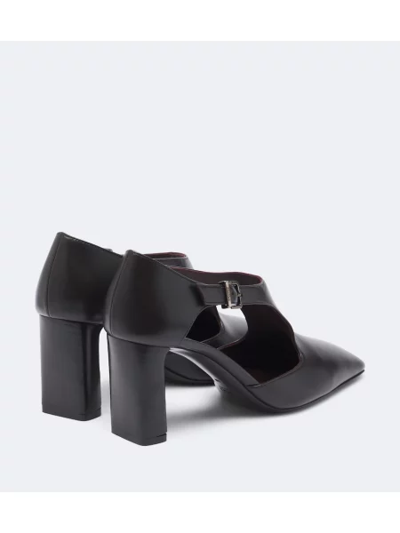 Pantofi cu toc Max Mara din piele maro