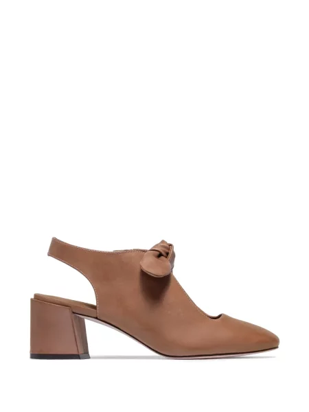 Pantofi cu toc Bernardo cu funde slingback maro