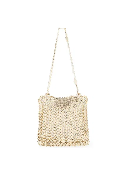 Lekka torebka Paco Rabanne żółta