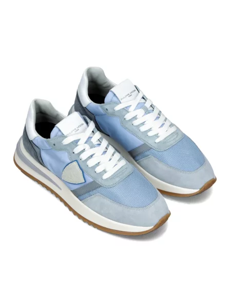 Buty do biegania Philippe Model skórzane do biegania niebieskie