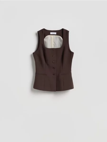 Жилет Reserved коричневий