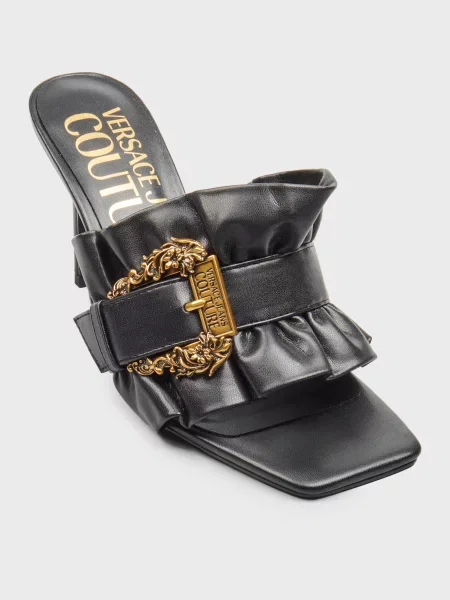 Шлепанцы Versace Jeans Couture черные