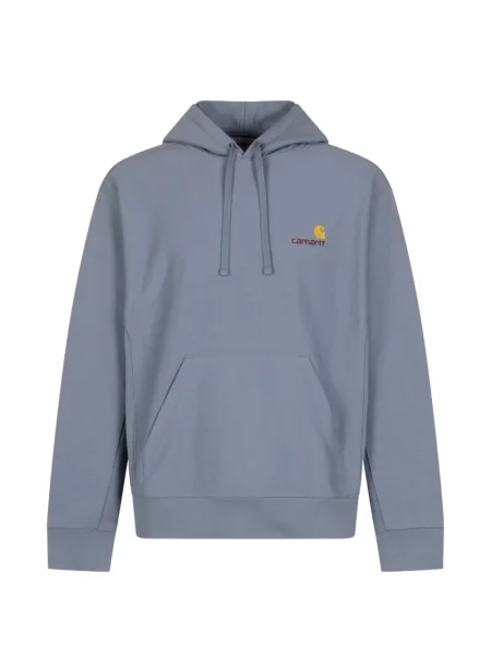 Hanorac cu glugă Carhartt Wip cu broderie albastru