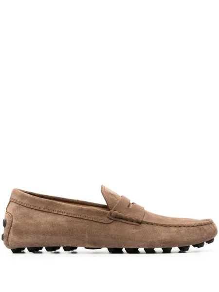 Pantofi Tod's din piele de căprioară maro