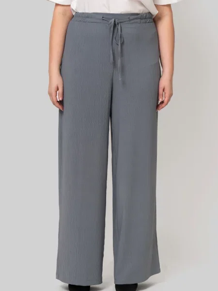 Штани повсякденні All Posa віскоза/поліестер сірий