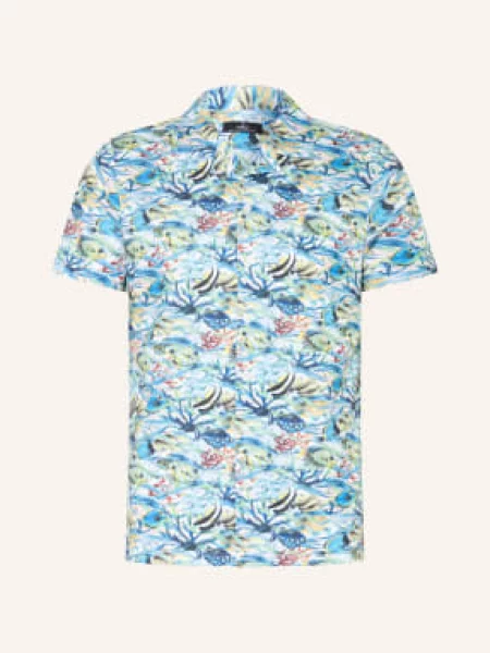 Ragman Košile Do Letoviska Regular Fit Z Jersey / žlutá / zelená modrá