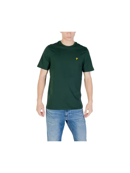 Koszulka damska Lyle & Scott Plain krótki rękaw ciemnozielony XS zielona