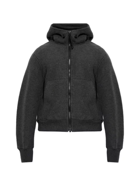 Geacă Canada Goose cu glugă gri