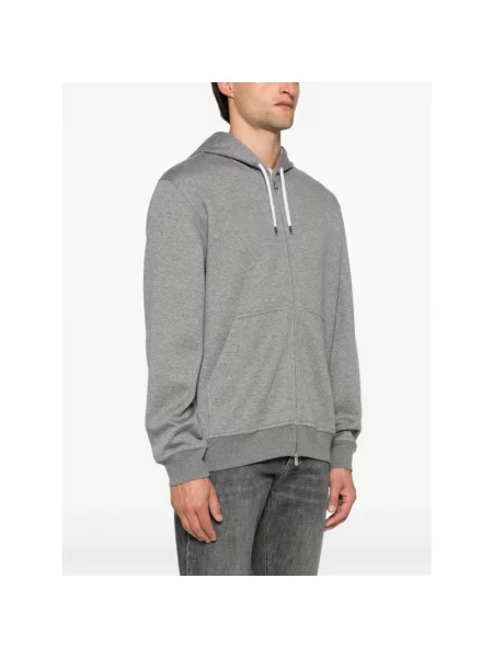 Sweter Brunello Cucinelli szary