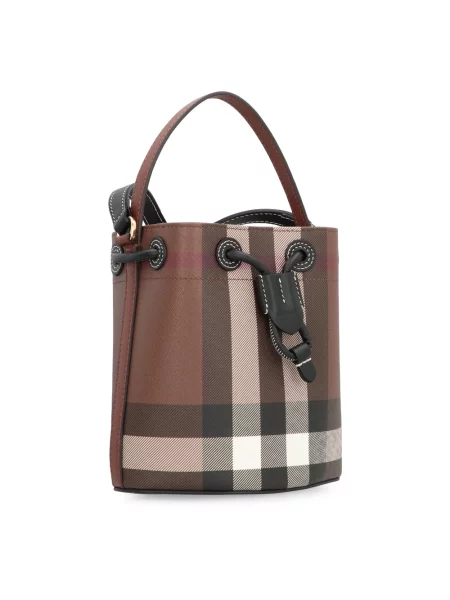 Kapelusz Burberry ze sznurkiem brązowy