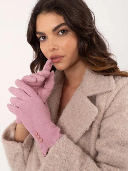 Mănuși Fashionhunters roz