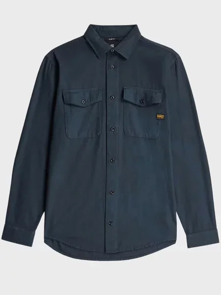 Рубашка G-star Raw синяя