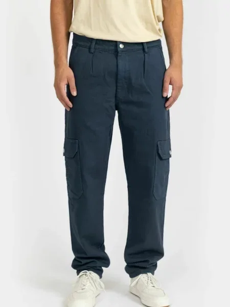 Denim Project Kalhoty DPCargo modrá