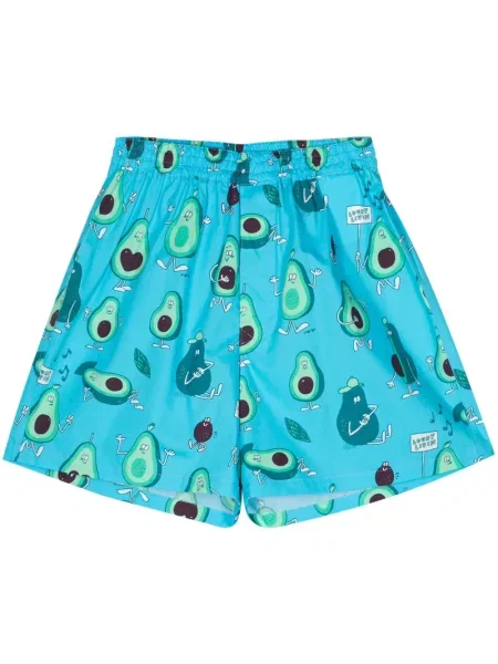 Pantaloni scurți Junya Watanabe Man cu imagine albastru