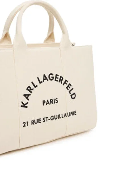 Karl Lagerfeld kabelka typu tote dámska K/RSG béžová