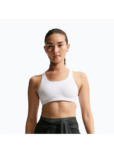 Спортен сутиен Nike Rival Ultrahigh Support white бяло