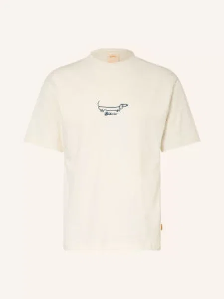 Blkvis T-Shirt Dachshund beige beżowa