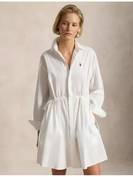 POLO RALPH LAUREN Rochie MARGO alb