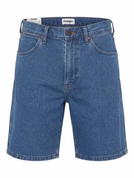 WRANGLER Jeans LIGHT & SOFT FRONTIER DARK STONE SHORTS denim albastru